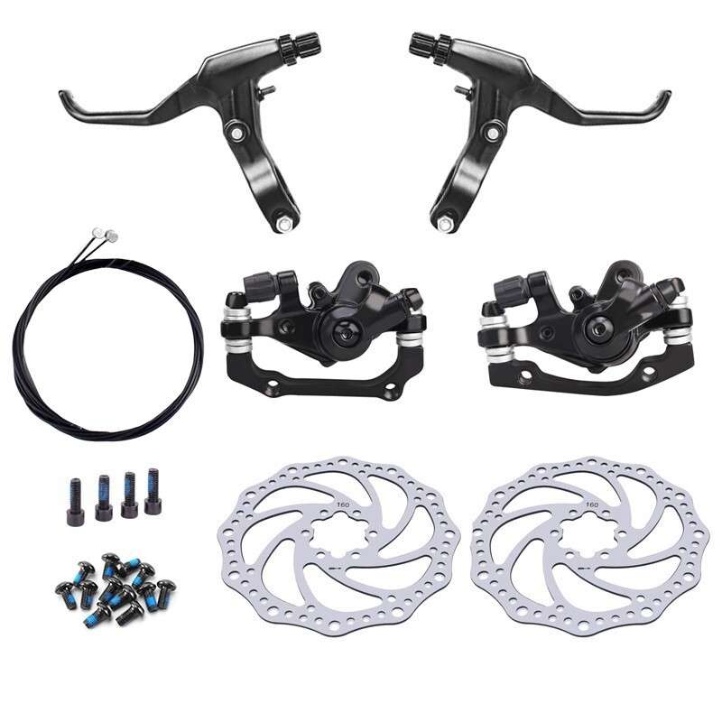 Clarks Clout1 MTB Hydraulic Disc Brake Set Front & Rear 180MM/160MM