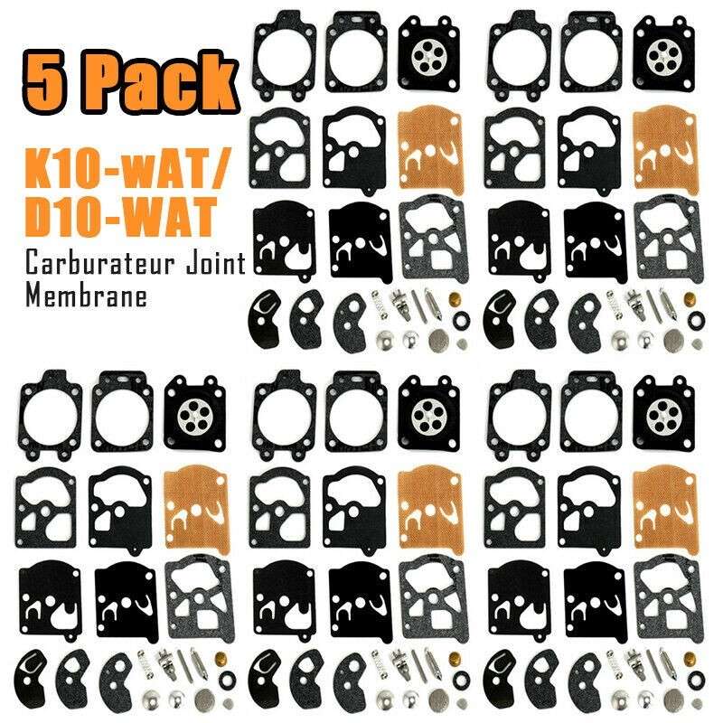 5*Carburetor Repair Gasket Diaphragm For WA WT Series Carbs K10-WAT Kit