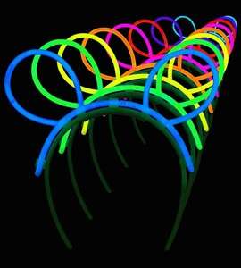 Glow Stick Glasses & Alice Band Party Bundle - 20 Pack