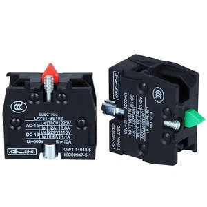10PCS for DELIXI Button switch base LAY5-BE101 (LAY5s-BE101) 1NO LAY5-BE102 1NC
