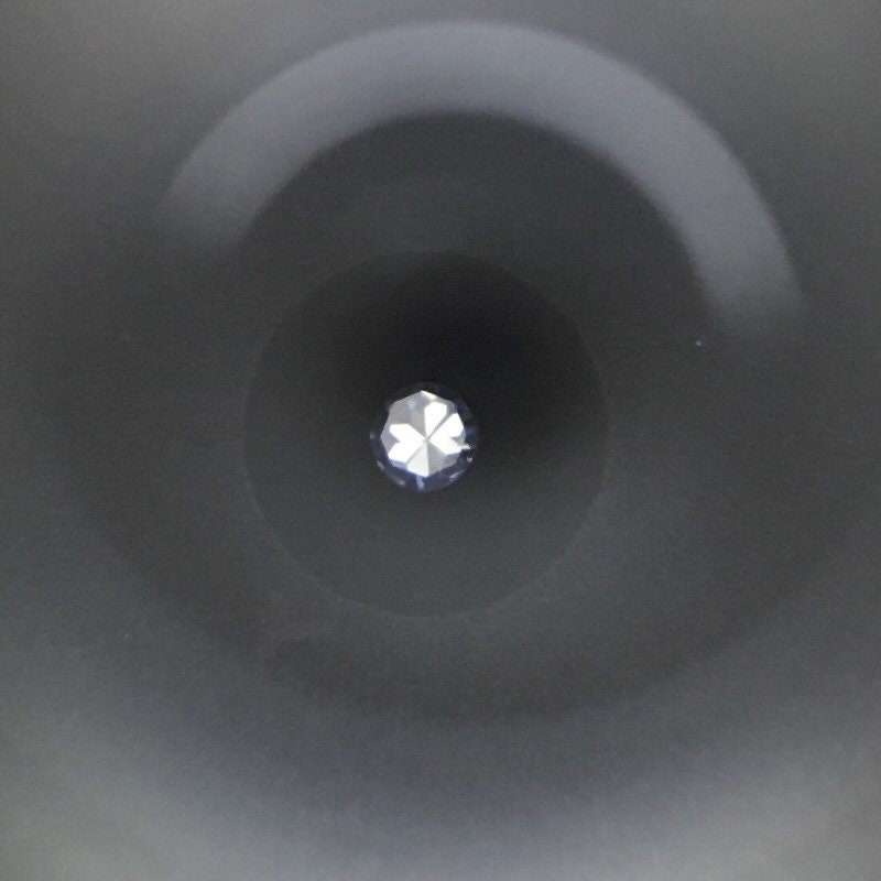 SUPERB! 0.015 ct Light Grey VVS2 Single Cut Round Diamond