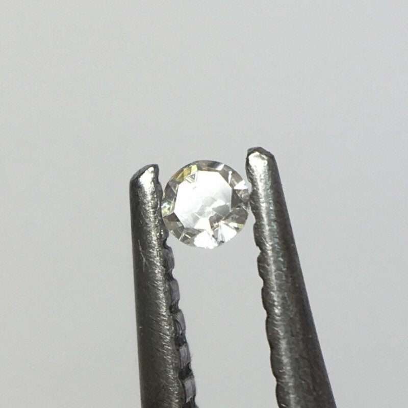 Trigon Alert! Superb!! 0.01 ct Fancy Light Grey VS2 Single Cut Round Diamond