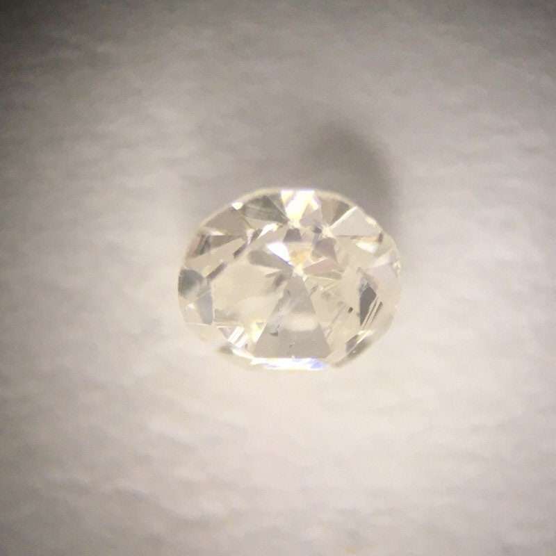 Trigon Alert! Superb!! 0.01 ct Fancy Light Grey VS2 Single Cut Round Diamond