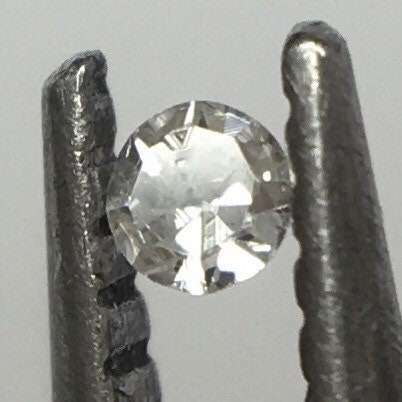 Trigon Alert! Superb!! 0.01 ct Fancy Light Grey VS2 Single Cut Round Diamond