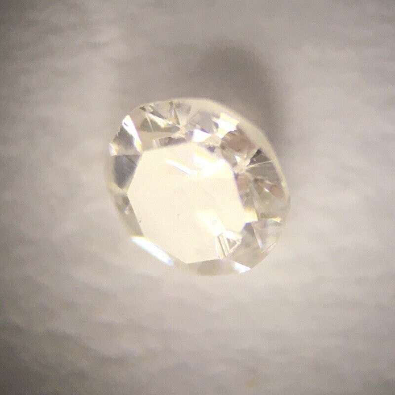 Trigon Alert! Superb!! 0.01 ct Fancy Light Grey VS2 Single Cut Round Diamond