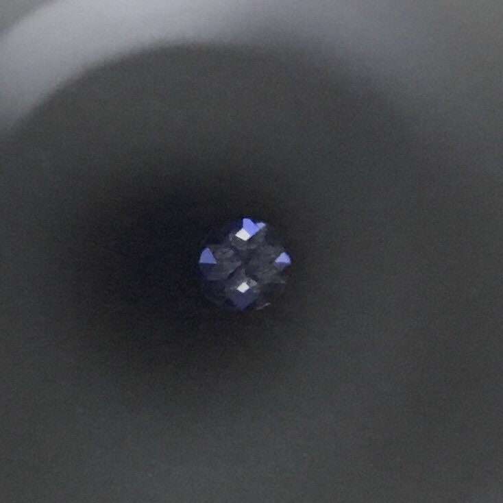 SUPERB! 0.015 ct Light Grey VVS2 Single Cut Round Diamond