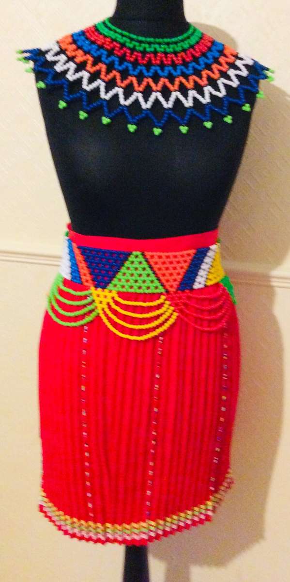 Traditional Zulu beaded belt