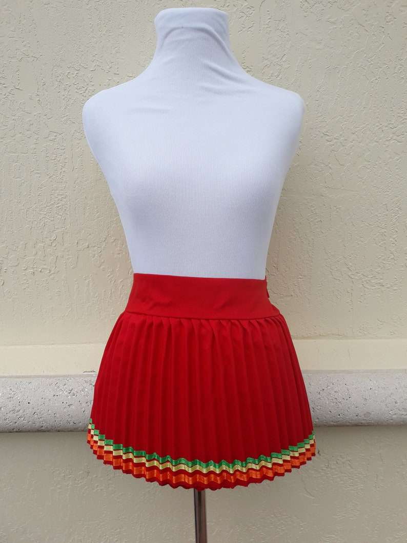 KIDS Traditional South African Zulu pleated skirt . Smallest size skirt. Zulu kids skirt.