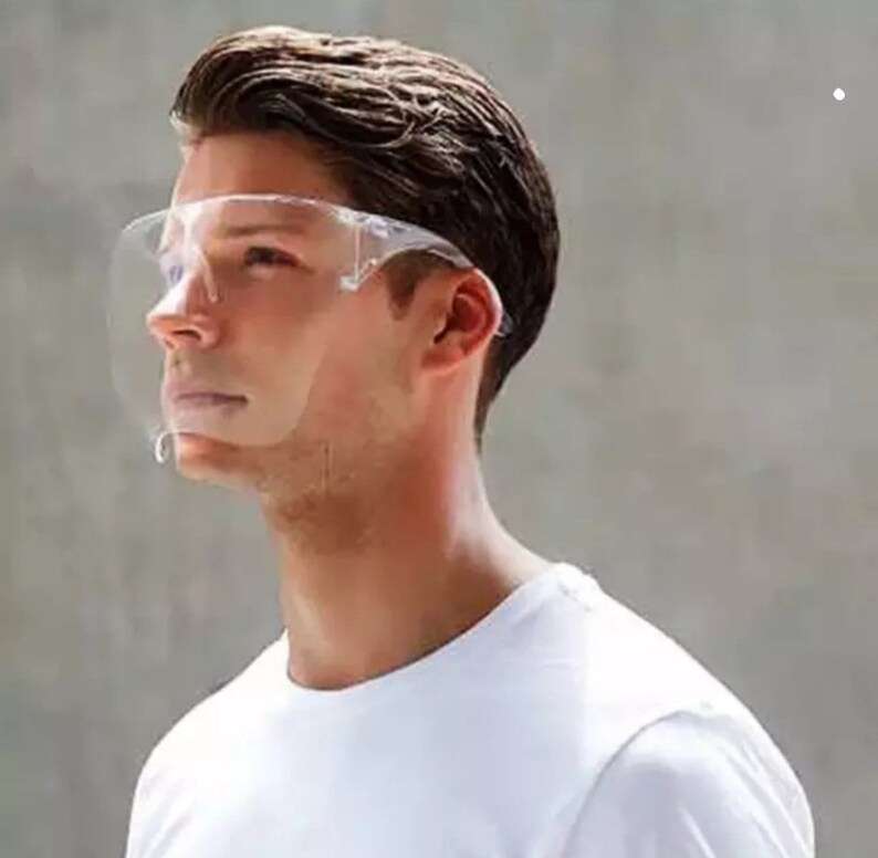 Clear Face Shield- Anti-Fog, Reusable, Protective Face Shield Visor, Sturdy, Great For Sports