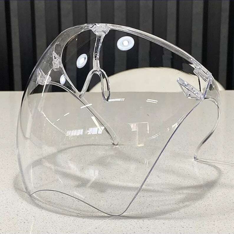 Clear Face Shield- Anti-Fog, Reusable, Protective Face Shield Visor, Sturdy, Great For Sports