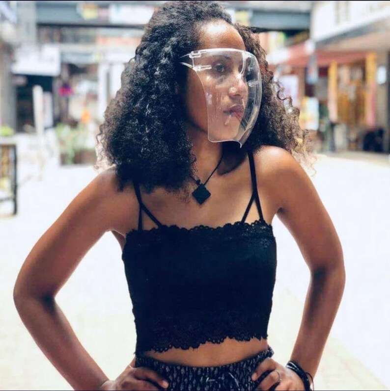 Clear Face Shield- Anti-Fog, Reusable, Protective Face Shield Visor, Sturdy, Great For Sports