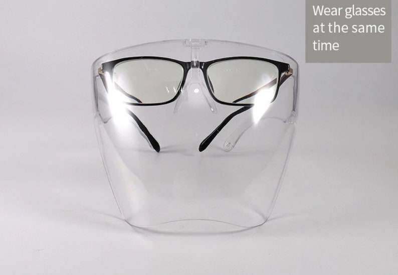Clear Face Shield- Anti-Fog, Reusable, Protective Face Shield Visor, Sturdy, Great For Sports