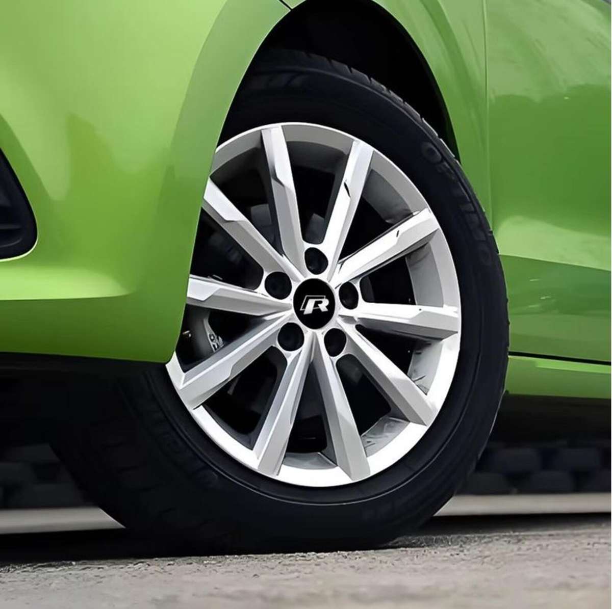 VW Golf Golf R Style Limited Edition Wheel Center Caps - 65mm