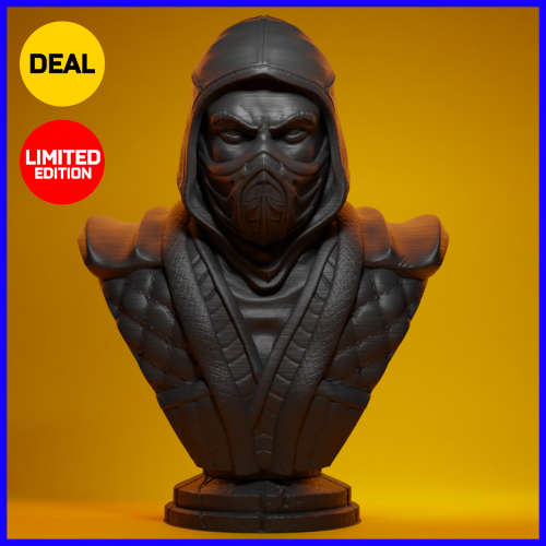 Mortal Kombat 1 - Midnight Scorpion Bust - *Rare Collectible*