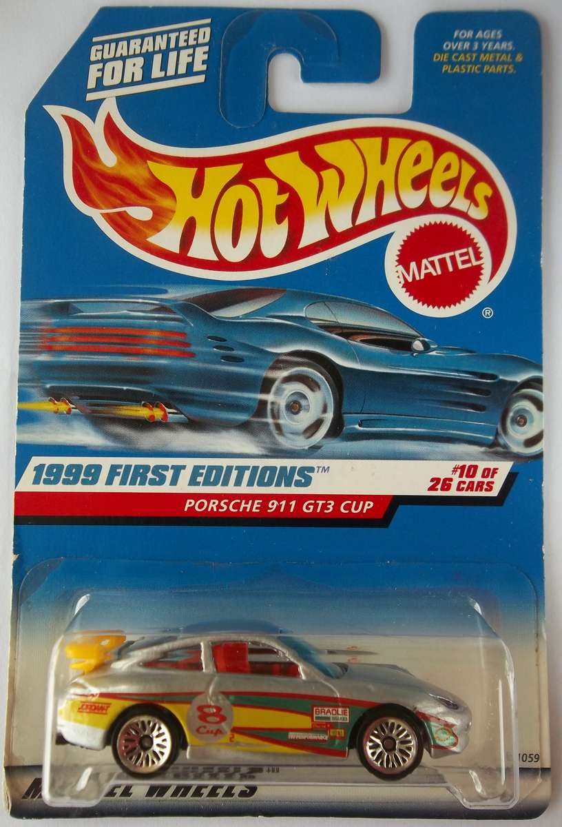 Hot Wheels Porsche 911 GT3 Cup 1999 First Edition Like Matchbox Scale HOTWHEELS 1st Edition