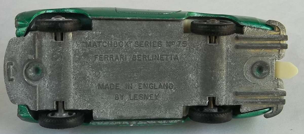 MATCHBOX Lesney 1-75 Series Regular Wheels #75 Ferrari Berlinetta Made in England Vintage BOXED