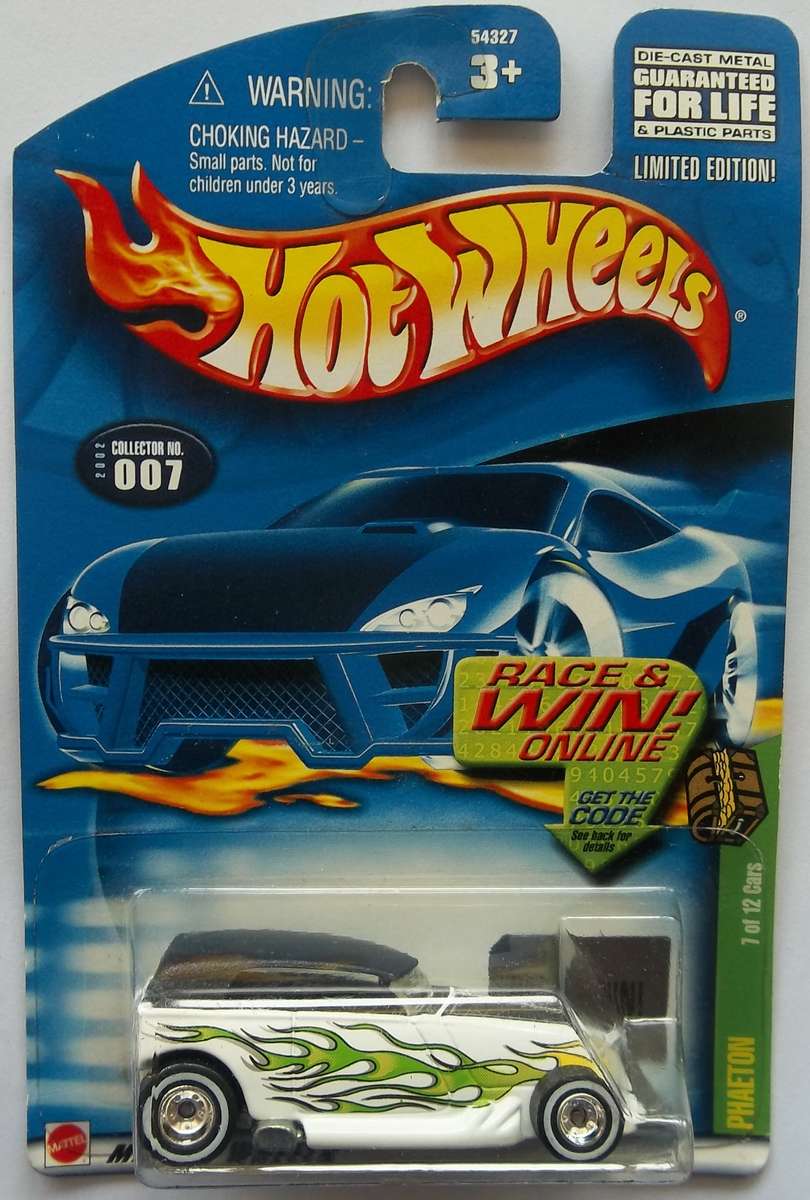 Hot Wheels TREASURE HUNT Phaeton Like Matchbox Scale MODEL CARS HOTWHEELS 2002