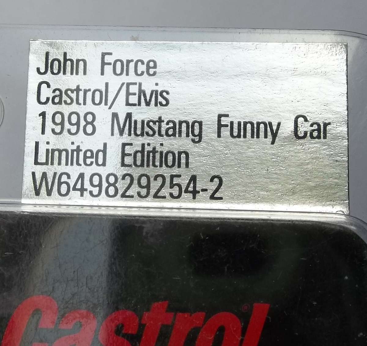 Action Models Ford Mustang Funny Car Limited John Force Like Hot Wheels & Matchbox 1:64