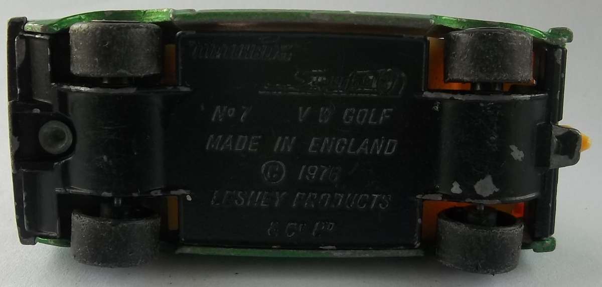 MATCHBOX Lesney Superfast #7 VW Golf 1978 VINTAGE Model Made in England Vintage VOLKSWAGEN