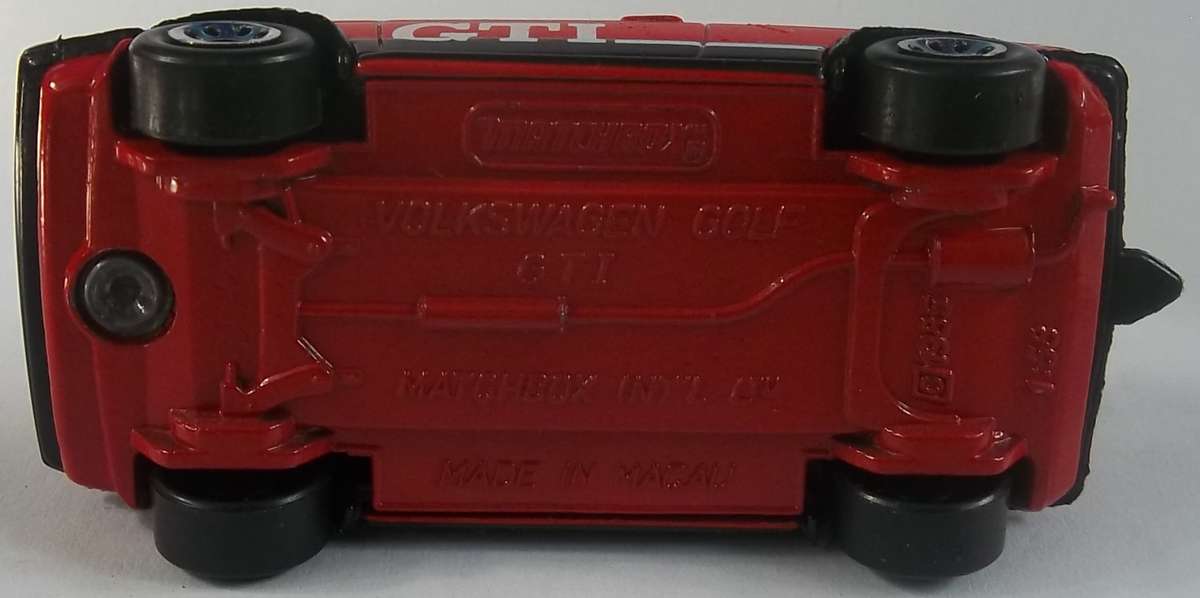 MATCHBOX Lesney Superfast Volkswagen Golf GTi Made in Macau 1985 Vintage Car