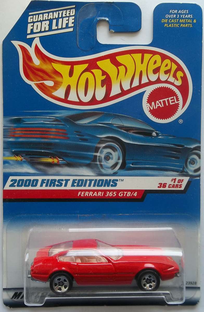 Hot Wheels Ferrari 364 GTB/4  FIRST EDITIONS HOTWHEELS Like Matchbox 2000 Model Vintage Collectable