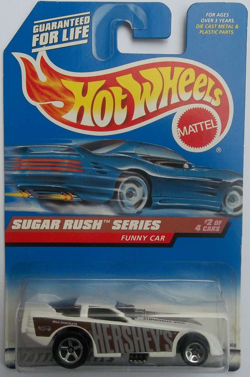 Hot Wheels SUGAR RUSH SERIES Funny Car Like Matchbox Scale HOTWHEELS Model Car 1998