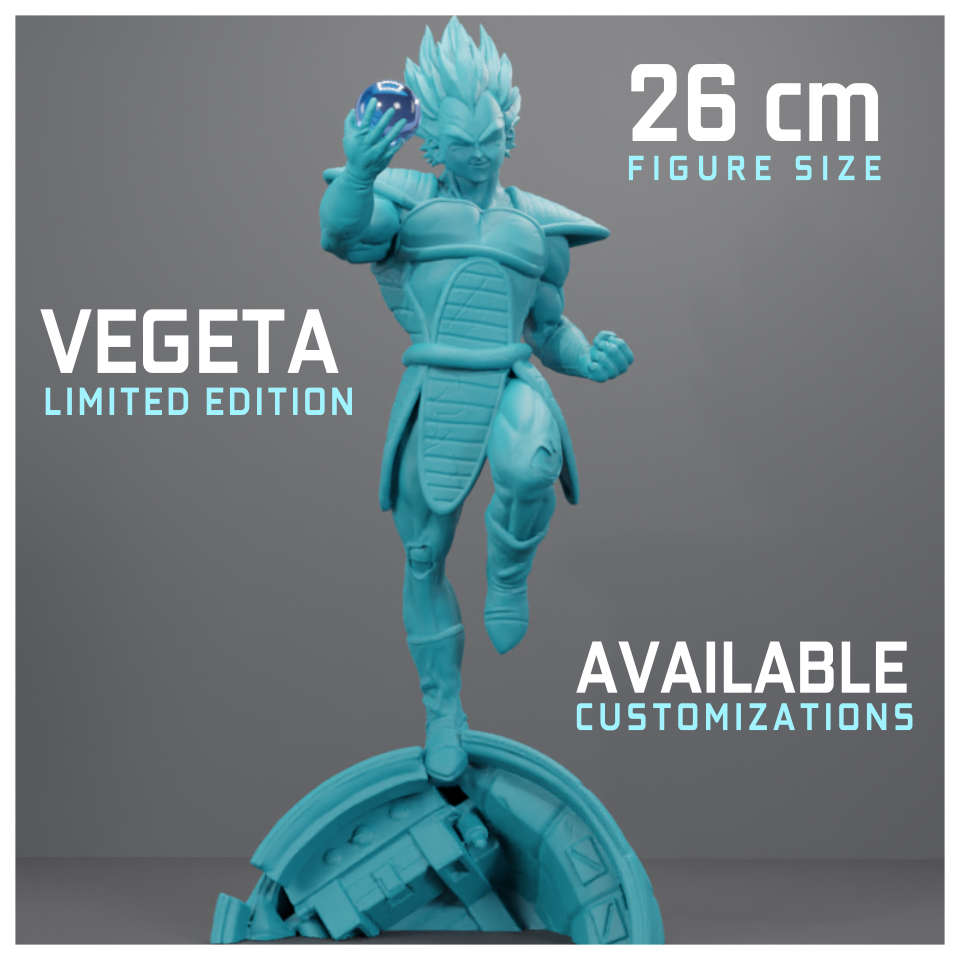 Colour Shifting Vegeta 26cm Limited Edition Figure