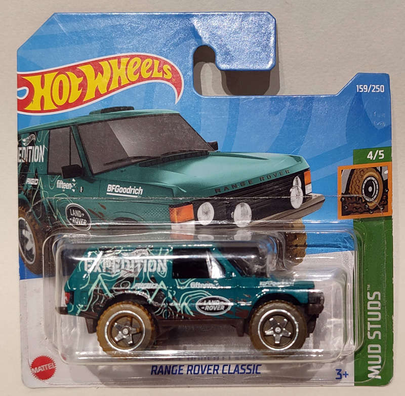 **NEW/SEALED** Hot Wheels 1/64 Mud Studs Series 4/5 - Range Rover Classic 159/250 - Carded