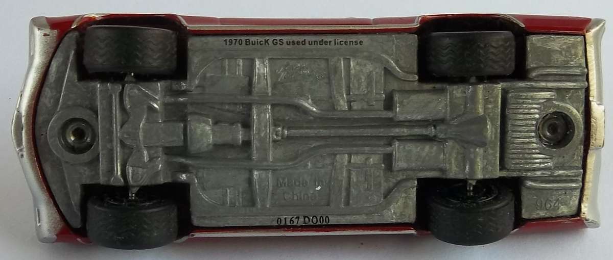 JOHNNY LIGHTNING 1970 Buick GS  Similar Scale to Matchbox 1/64 scale