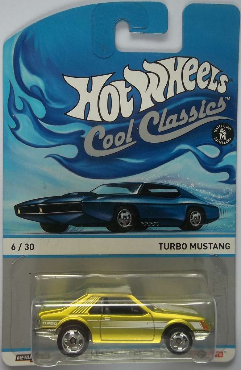 Hot Wheels Cool Classics Turbo Ford Mustang HOTWHEELS - MATCHBOX SCALE