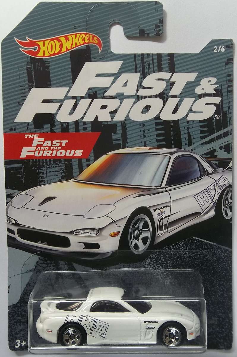 Hot Wheels Fast & Furious 1995 Mazda RX-7 2018 ( Matchbox Scale ) HOTWHEELS
