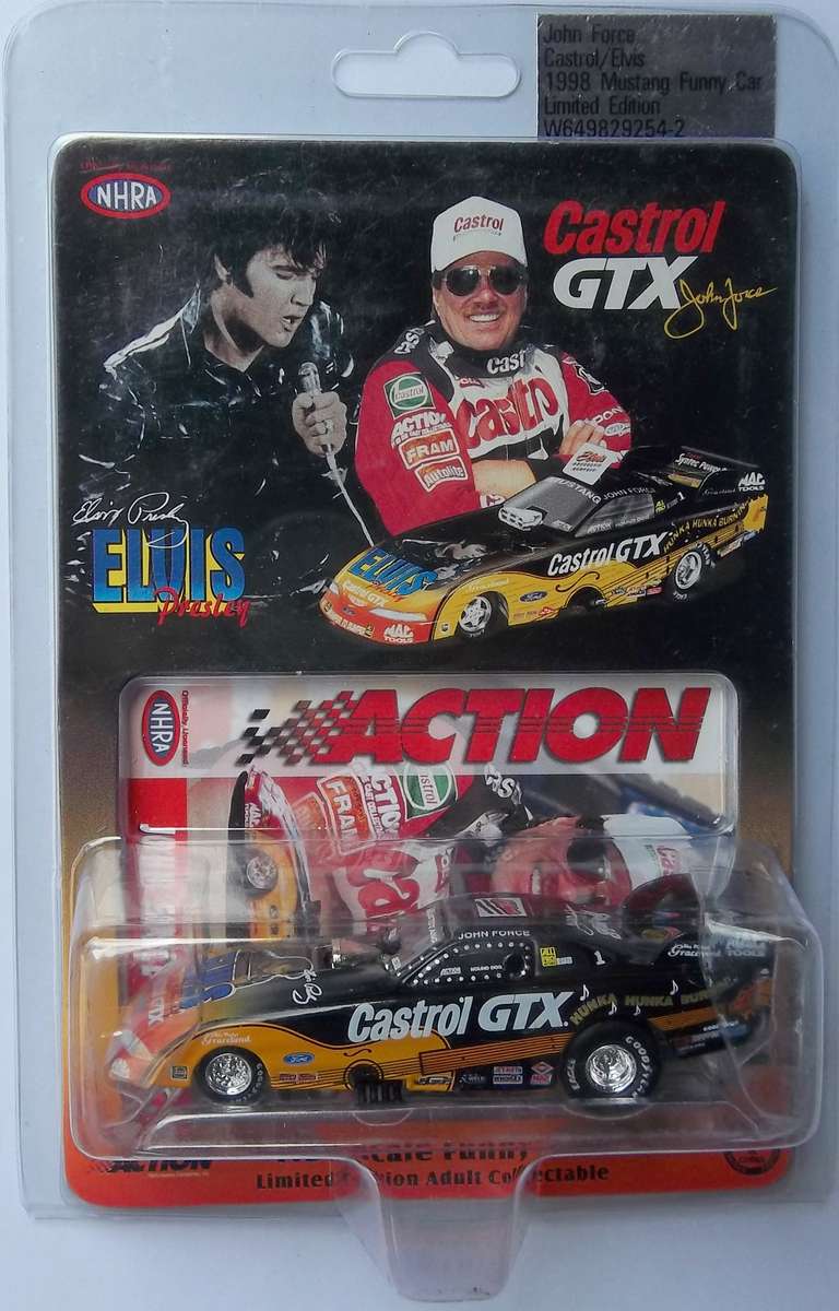 Action Models Ford Mustang Funny Car Limited John Force Like Hot Wheels & Matchbox 1:64