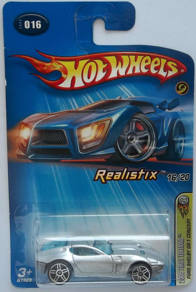 Hot Wheels 1st Editions Realistix Ford Shelby GR-1 Concept HOTWHEELS like Matchbox Boxed Model Car