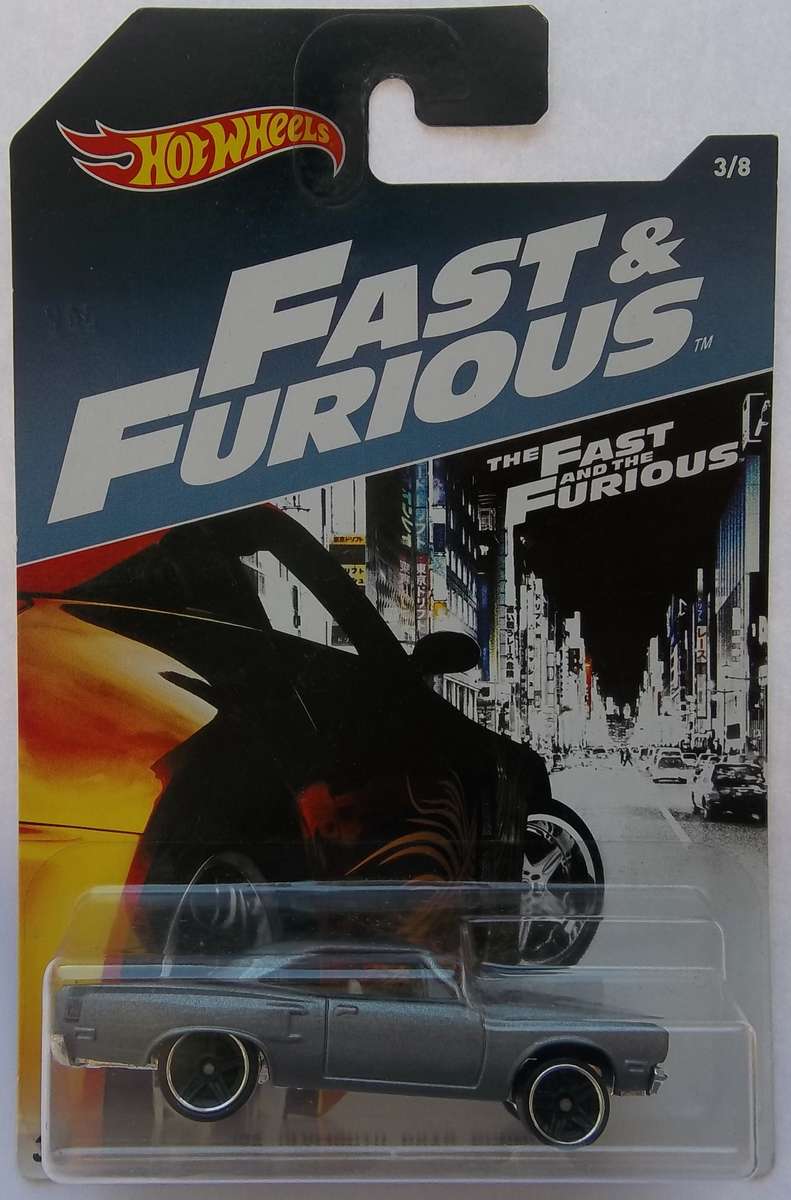 Hot Wheels FAST & THE FURIOUS 1970 Plymouth Road Runner HOTWHEELS SIMILAR SCALE TO MATCHBOX 2016