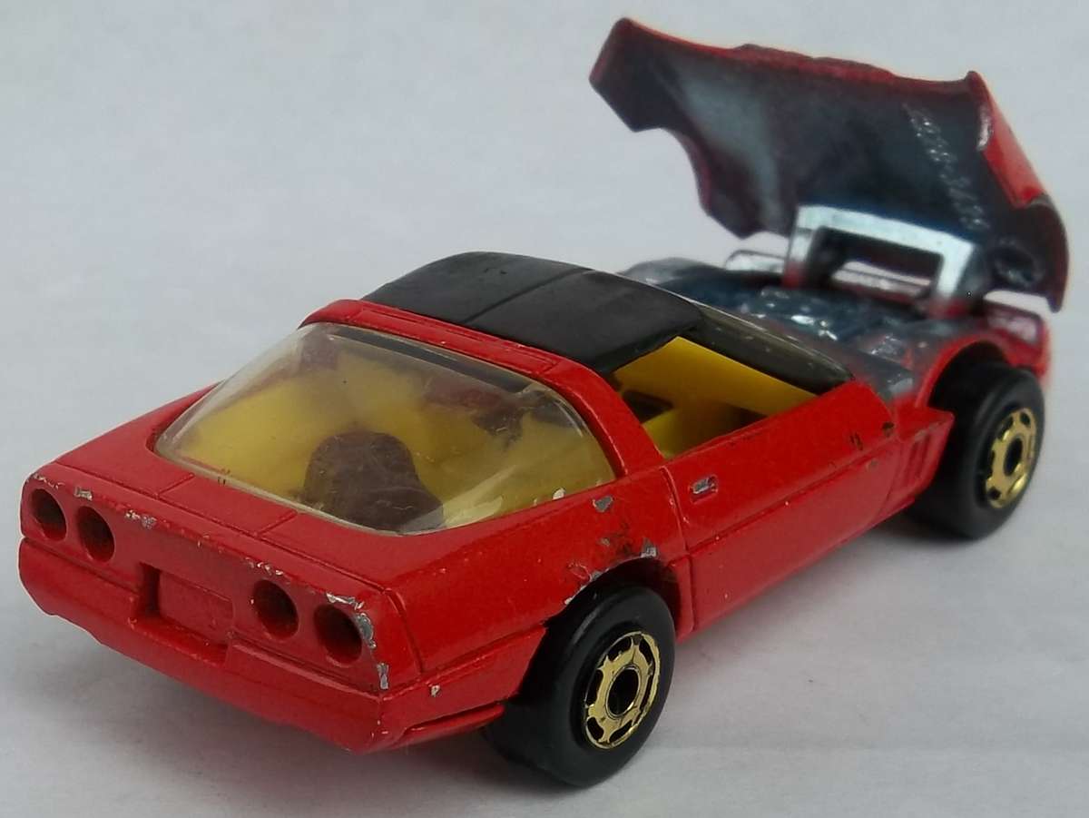 Hot Wheels 80's Corvette Made in the 1980's Vintage Model Similar scale to Matchbox HOTWHEELS