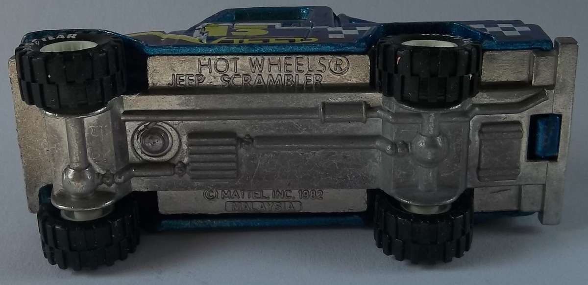 Hot Wheels REAL RIDERS Jeep Scrambler Produced in 1982 VINTAGE HOTWHEELS Near Mint Like Matchbox