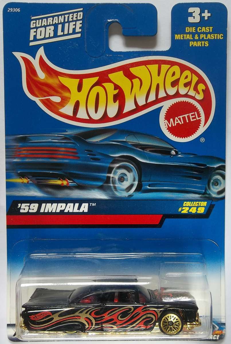 Hot Wheels #1000 1959 Chev Impala HOTWHEELS 1998 MODEL Matchbox Scale Die Cast