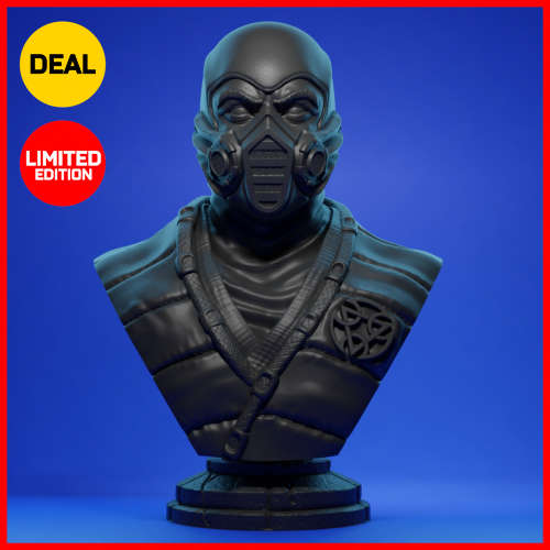 Mortal Kombat 1 - Midnight Subzero Bust - *Rare Collectible*