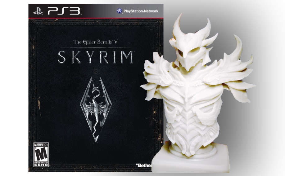 Skyrim PS3 + Daedric Armor Figure