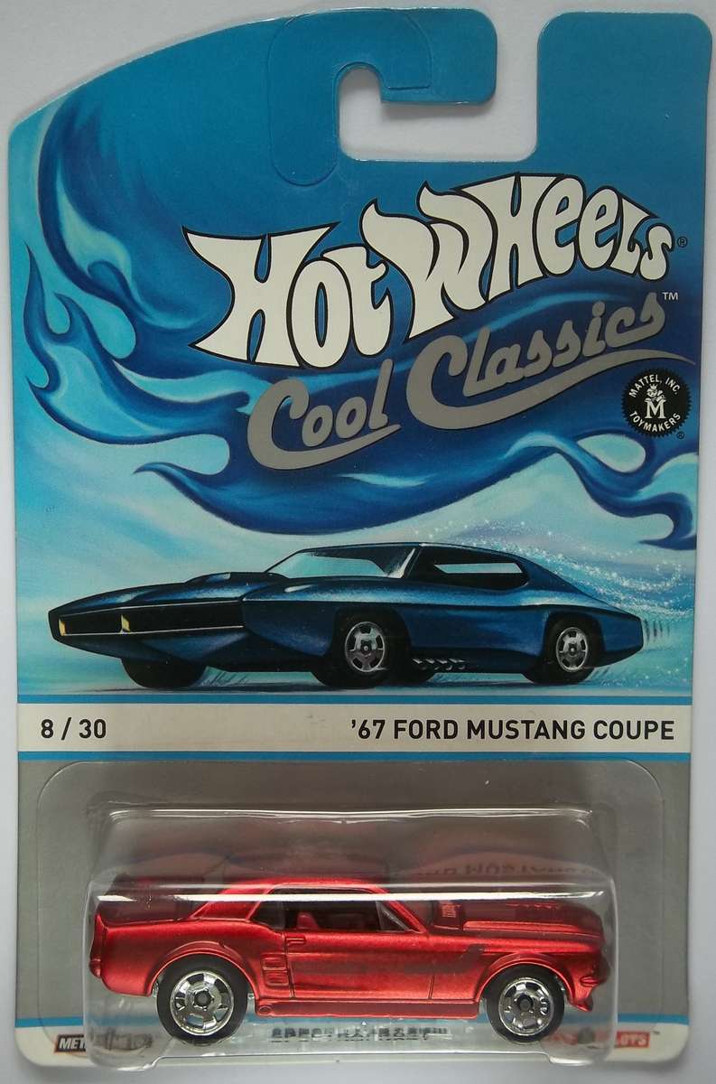 Hot Wheels Cool Classics 2010 1967 Ford Mustang Coupe HOTWHEELS - MATCHBOX SCALE