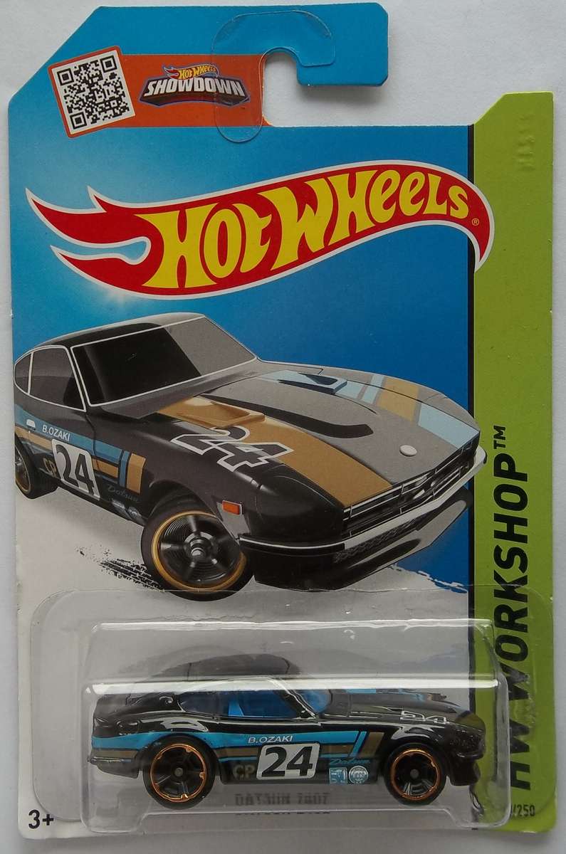 Hot Wheels WORKSHOP Datsun 240Z  2013 HOTWHEELS Matchbox boxed Model Car