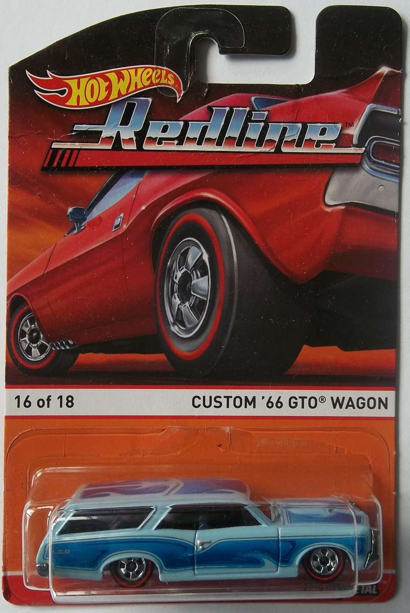 Hot Wheels REDLINES Custom '66 Pontiac GTO Wagon Like Matchbox Scale HOTWHEELS 2016 Model Car
