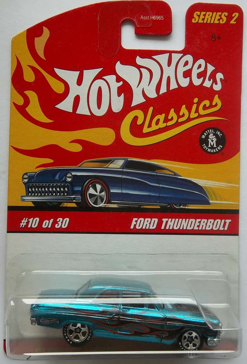 Hot Wheels Classics Series 2 Ford Thunderbolt Like Matchbox Scale Made in 2005