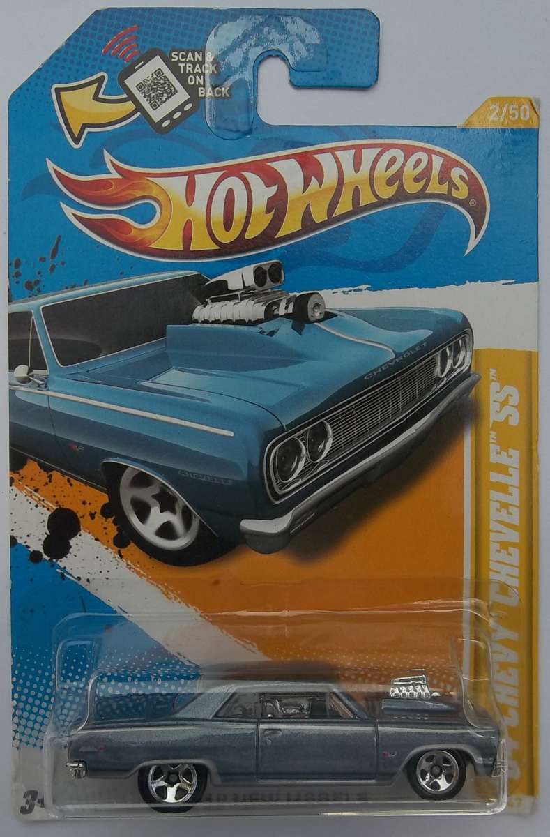 Hot Wheels 1964 Chevy Chevelle Made in 2012 HOTWHEELS Similar Scale to Matchbox