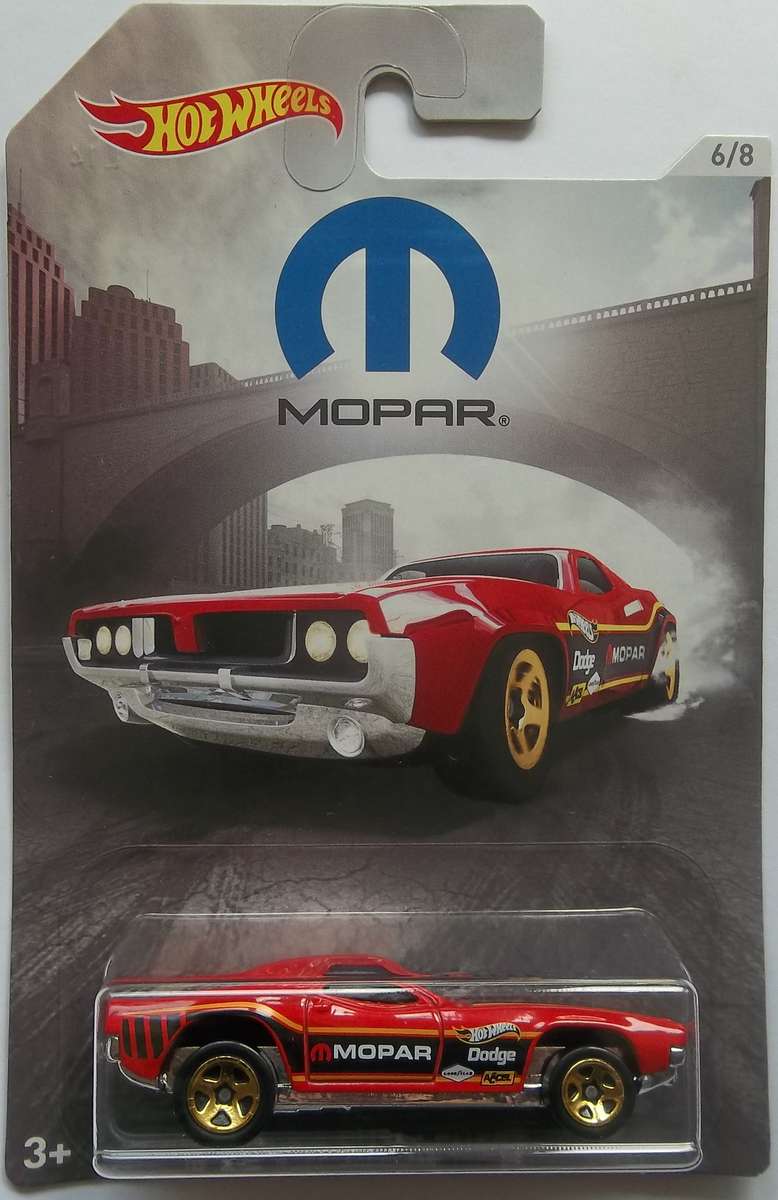 Hot Wheels MOPAR Dixie Challenger HOTWHEELS like Matchbox Model Car