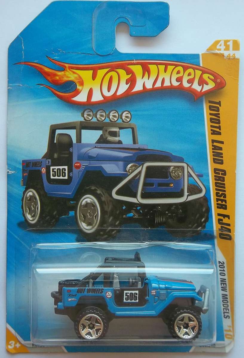 Hot Wheels (Blue Variation) TOYOTA Land Cruiser FJ40 HOTWHEELS Like Matchbox scale 2010 Model Car