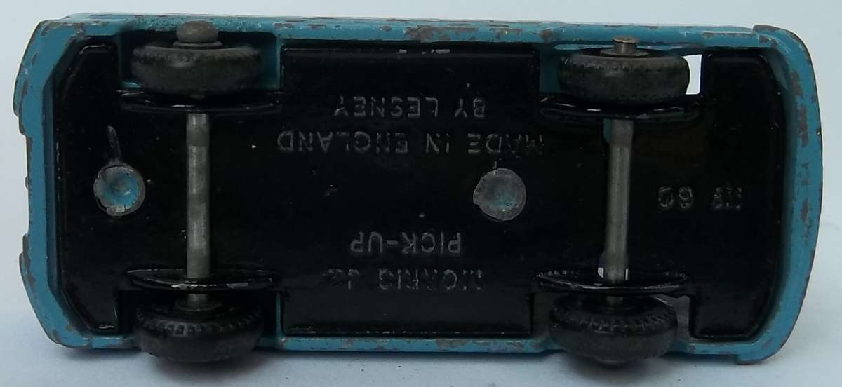 MATCHBOX Lesney 1-75 Series Regular Wheels #60 Morris J2 Pick Up Vintage Model Car Made in England
