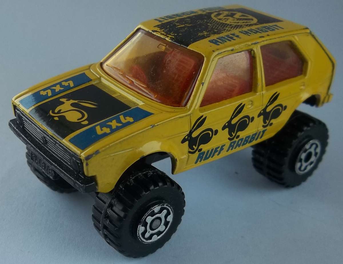 Matchbox Lesney Volkswagen Golf 4X4 Rabbit Made in 1982 Vintage Die Cast Model