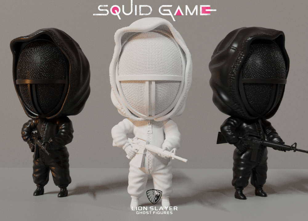 Squid Game Chibi Style Soldier (10cm) **Customizable**