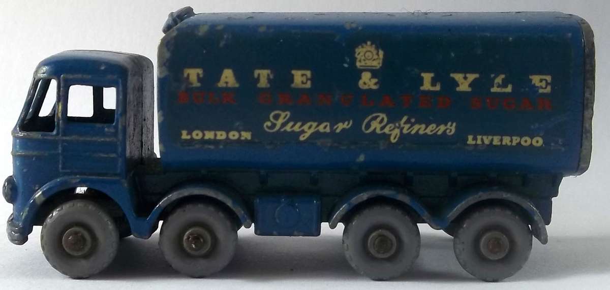Matchbox MOKO Lesney 1-75 Series Regular Wheels #10 Foden Sugar Container 1960 Made in England